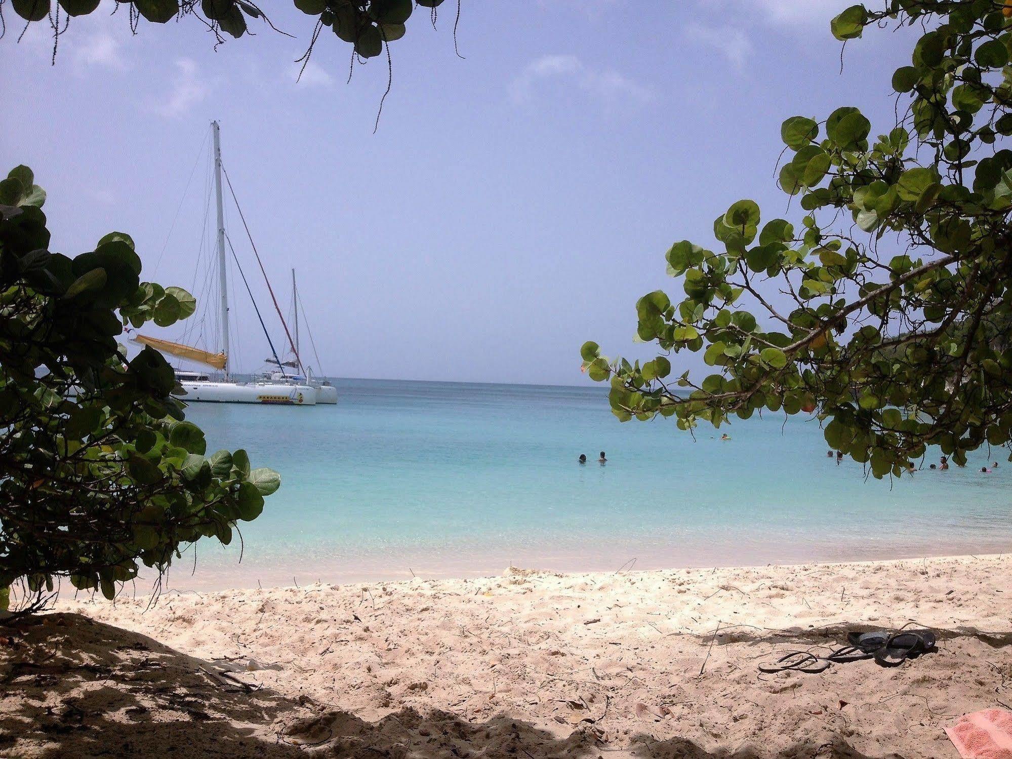 Ti.Maanga Vue Mer Pieds Dans L'Eau Leilighet Saint-Francois  Eksteriør bilde