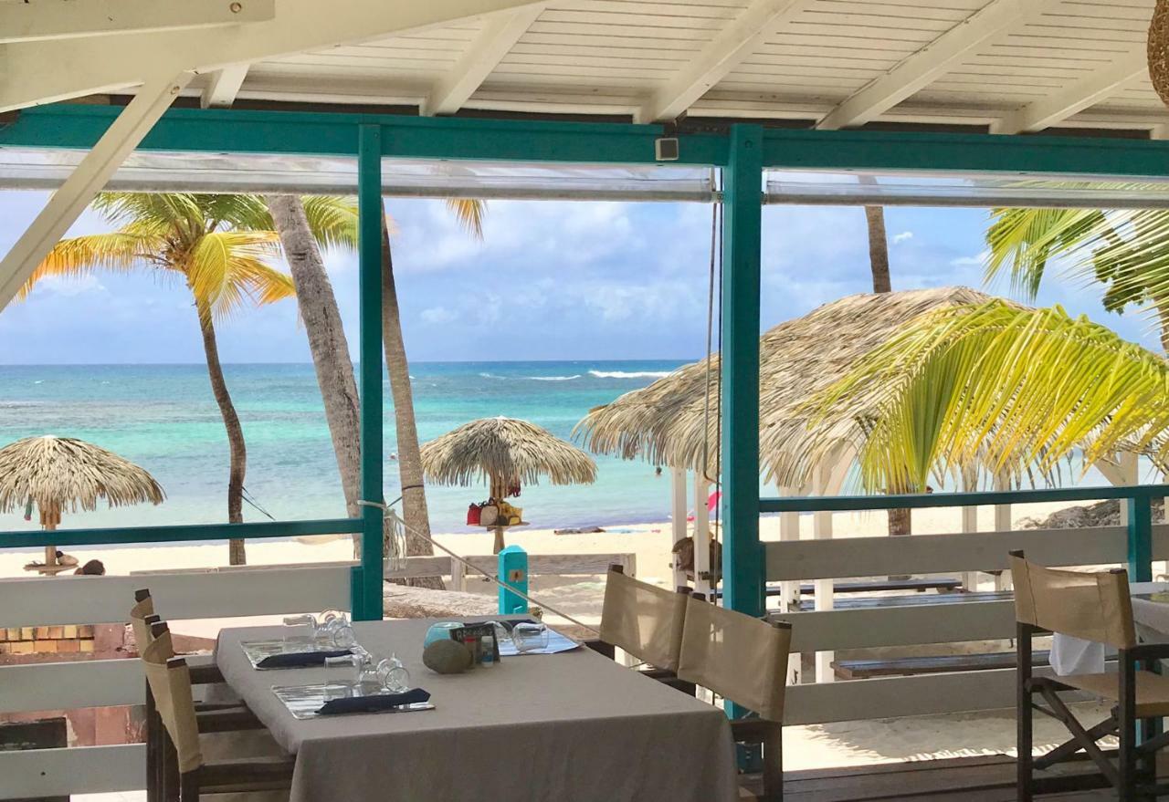 Ti.Maanga Vue Mer Pieds Dans L'Eau Leilighet Saint-Francois  Eksteriør bilde